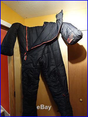 Selk'Bag Patagon SLEEPING BAG SUIT ONESIE ADULT NWT Black LARGE