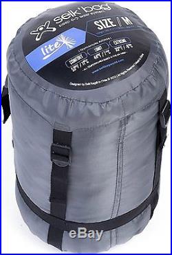 Selk'bag Adult Lite 5G Wearable Sleeping Bag Asphalt Grey, Large