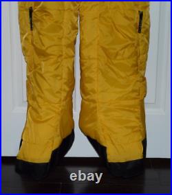 Selk'bag Wearable Sleeping Bag Suit Yellow Winter Camping Warm Quilted Sz Medium