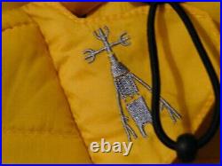 Selk'bag Wearable Sleeping Bag Suit Yellow Winter Camping Warm Quilted Sz Medium