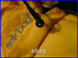 Selk'bag Wearable Sleeping Bag Suit Yellow Winter Camping Warm Quilted Sz Medium