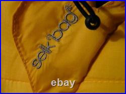 Selk'bag Wearable Sleeping Bag Suit Yellow Winter Camping Warm Quilted Sz Medium