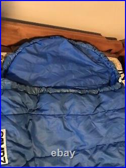 Set Of 2 VTG CAMP 7 Poly Filled Sleeping Bags Talon Zipper Boulder Colorado USA