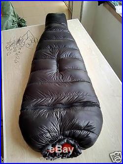 Shiny gloss wetlook nylon sleeping bag down mummysleeping bags fluffy New design