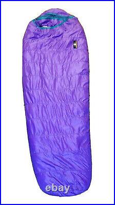 Sierra Design Sleeping Bag Purple California 80s or 90s up to 7ft Rainbow Logo