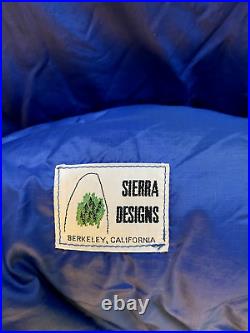 Sierra Designs 0 Degree Berkeley California USA Made Down Sleeping Bag Long