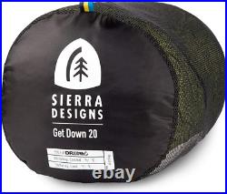 Sierra Designs 20 Degree Sleeping Bags 550 Fill Power Dridown (PFC Free)