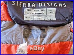 Sierra Designs Backcountry Bed 2 Season 600 down fill size LONG