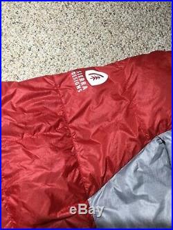 Sierra Designs Backcountry Quilt 700 30 Degree Sleeping Bag Regular Red