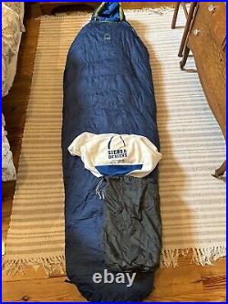 Sierra Designs Echo 800 Fill Down -20°F Sleeping Bag Long LH NICE BAG