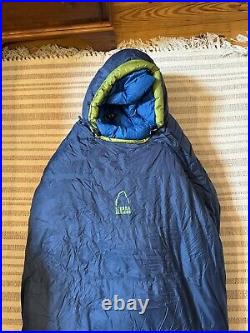 Sierra Designs Echo 800 Fill Down -20°F Sleeping Bag Long LH NICE BAG