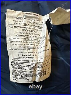 Sierra Designs Echo 800 Fill Down -20°F Sleeping Bag Long LH NICE BAG
