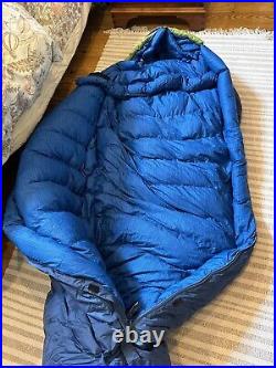 Sierra Designs Echo 800 Fill Down -20°F Sleeping Bag Long LH NICE BAG
