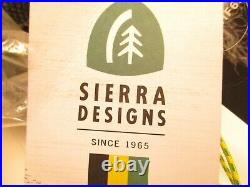 Sierra Designs Get 550 Down 20F Sleeping Bag Green Regular NWT