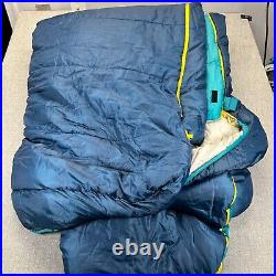 Sierra Designs Jamestown 30 Degree Double Wide 2 Person Sleeping Bag Blue