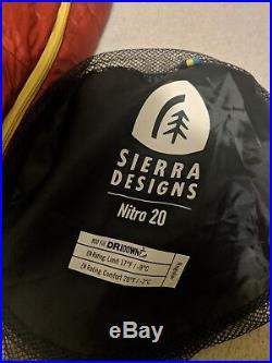 Sierra Designs Nitro 800 20 Degree Sleeping Bag Mens Regular Length