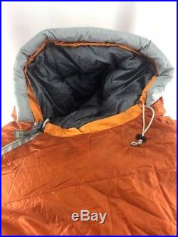 Sierra Designs Orange 800 Fill Down Filled Wicked Fast 30 Degree Sleeping Bag