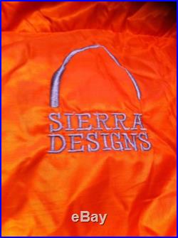 Sierra Designs Ridge Runner 15 Goose Down Regular Sleeping Bag 46 oz MINT