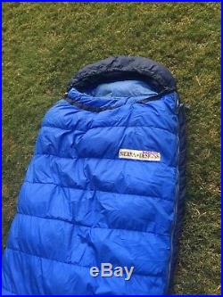 Sierra Designs xl down sleeping bag rated to minus 30