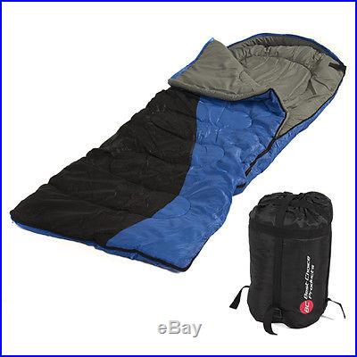 Single Sleeping Bag 23F/-5C 2 Camping Hiking 84x 55 W Carrying Case New
