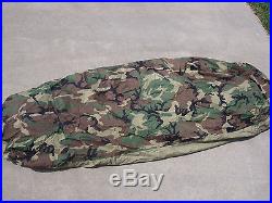Sleep System US Army MSS 4 Piece Military Sleeping Bag USGI ECW Good