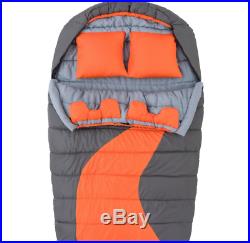 Sleeping Bag 20F Degree Cold Weather Double Mummy Removable Liner Zipped