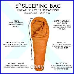 Sleeping Bag Kit Sleeping Bags for Adults Sleeping Bag with Pillow Set Cam