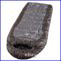 Sleeping Bag Mummy Camping Cold Weather 0 Degree Hiking Outdoor Adult Gray Brown