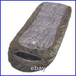 Sleeping Bag Mummy Camping Cold Weather 0 Degree Hiking Outdoor Adult Gray Brown
