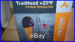 Sleeping Bag Teton Sports Trailhead +20 Degree F Ultralight 2.9 Lbs 87X 32 22