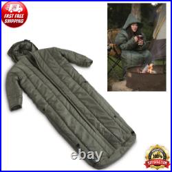 Sleeping Bag With Arms Durable Polyester Construction Weather Resistance Comfort