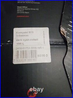 Sleeping Bags Mammut Kompakt MTI 3-Season Sleeping Bag left Zip. Color BLUE