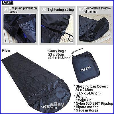 Sleeping bag COVER Bivy Waterproof sack Camping Hiking Tavel Bivouac Outdoor