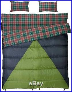 Slumberjack Bonnie and Clyde 30/40 Double Wide Synthetic Sleeping Bag