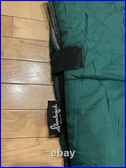 Slumberjack Gander Mountain 5-Degree Q-fill Green Sleeping Bag34x82 CLEAN