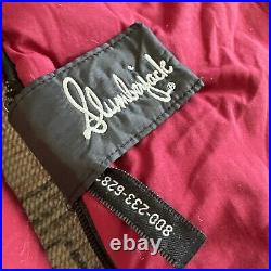 Slumberjack Sleeping Bags VTG Flannel Lined Lot Of 2 Burgundy 34 wide X 76 long