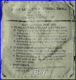 Small COMPRESSION STUFF SACK, US Army Foliage Compression Bag for Sleep System