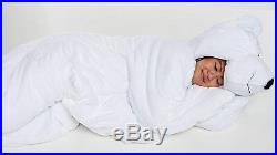 Snoozzoo Adult Polar Bear Sleeping Bag for Adults up to 75 inches Tall