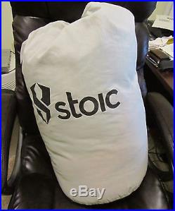 Stoic Somnus 30F Down Sleeping Bag Long Length, Center Zip, 800 Fill Power
