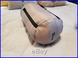 Stoic down sleeping bag Used Once 15 degree lightweight mummy bag