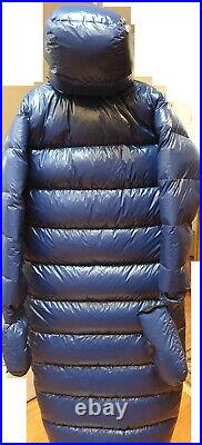 Suit sleeping bag 95% goose down duvet 2500 G shiny nylon brillant