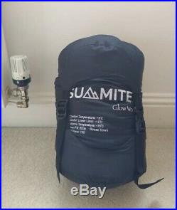 Summiteer Glow Worm 800 down sleeping bag great mountain equipment brand new