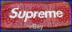 SupremeX /The North Face Dolomite S3 Bandana Paisley Sleeping Bag RED Authentic