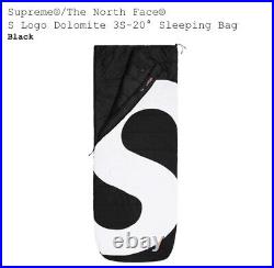 Supreme TNF S Logo Dolomite 3S-20 Sleeping Bag NEW Black FW20 100% Authentic