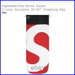 Supreme The North Face S Logo Dolomite 3S-20 Sleeping Bag Red IN HAND