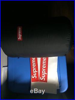 Supreme X The North Face FW 2014 Box Logo Bandana Paisley Sleeping Bag Black NEW