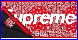 Supreme X The North Face F/W14 Red Paisley Dolomite Sleeping Bag Brand New