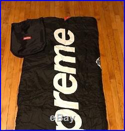 Supreme x THE Northface S/S 11 Dolomite Sleeping Bag BLACK Camp Box Logo SOLDOUT