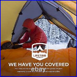 TETON Sports 0 Degree Warm Sleeping Bags for Camping & Base Camp, Orange (Used)