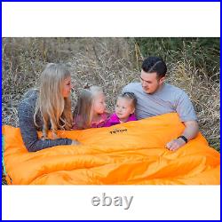 TETON Sports 0 Degree Warm Sleeping Bags for Camping & Base Camp, Orange (Used)